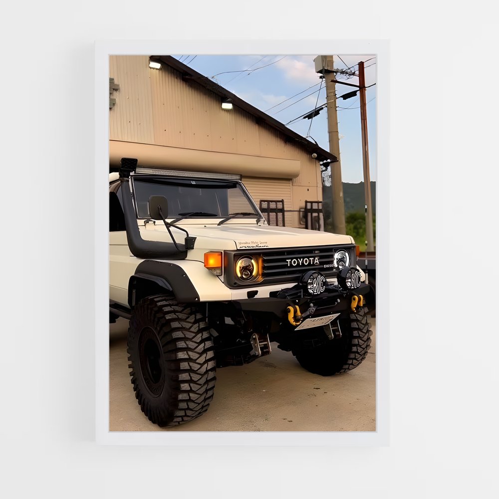 Poster exceptionnel Land Cruiser – affiche Toyota (vue 3)